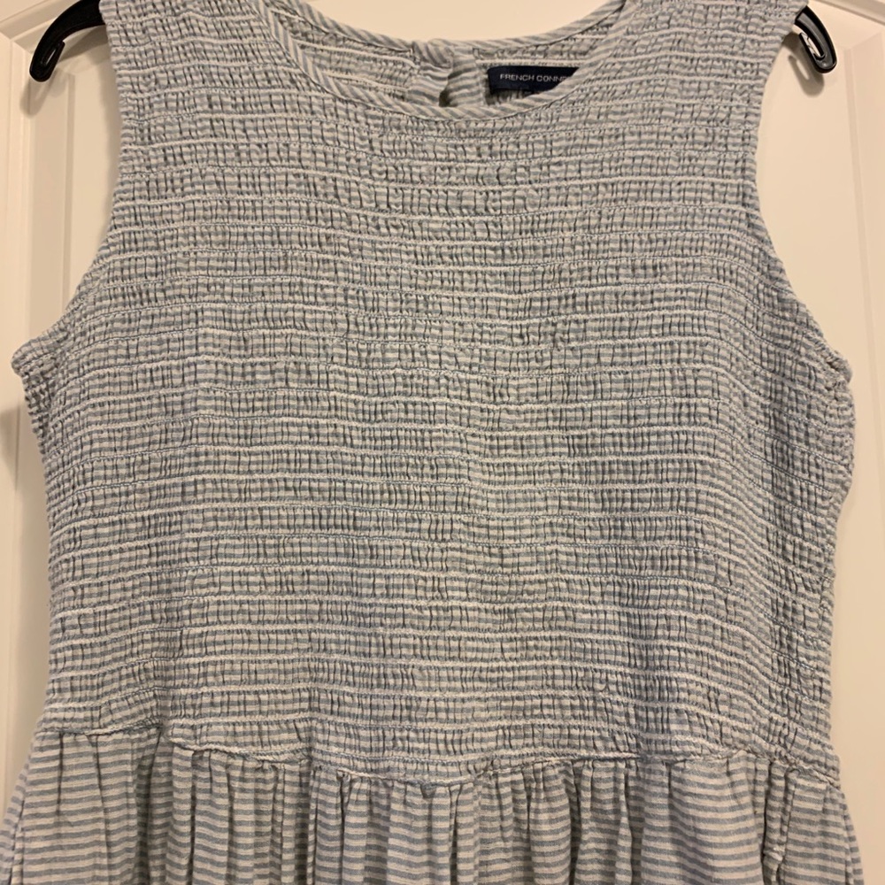 Smocked blue dress